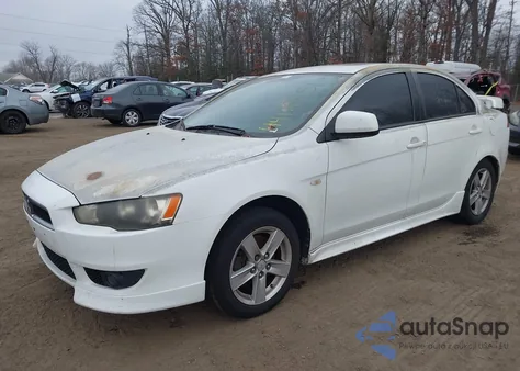 2008 Mitsubishi Lancer Gts из США, поврежденный, VIN JA3AU86U18U039233